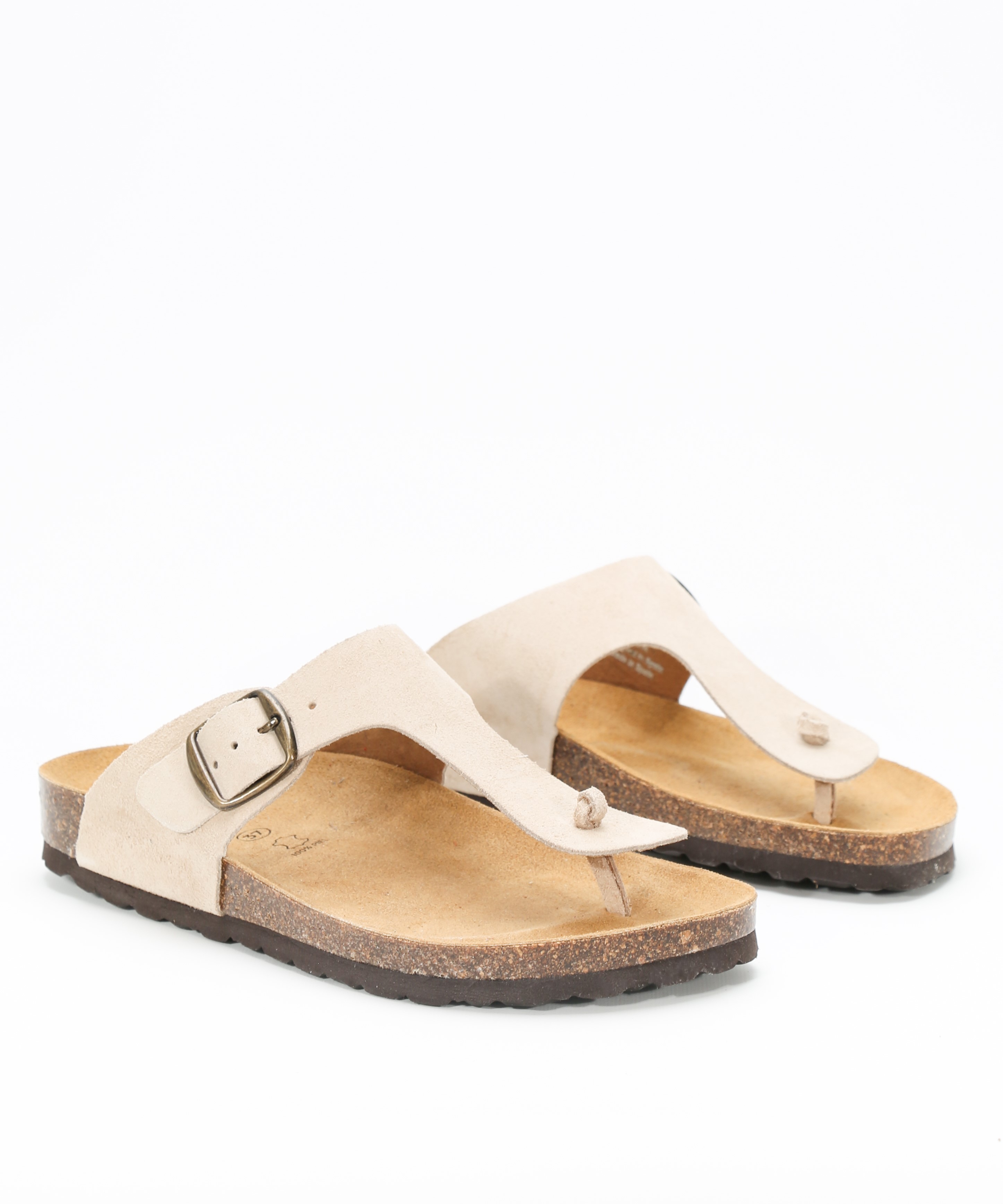 Sandalias de piel detalle metálico image number null